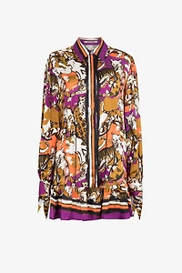 Animal-Print Shirt Dress