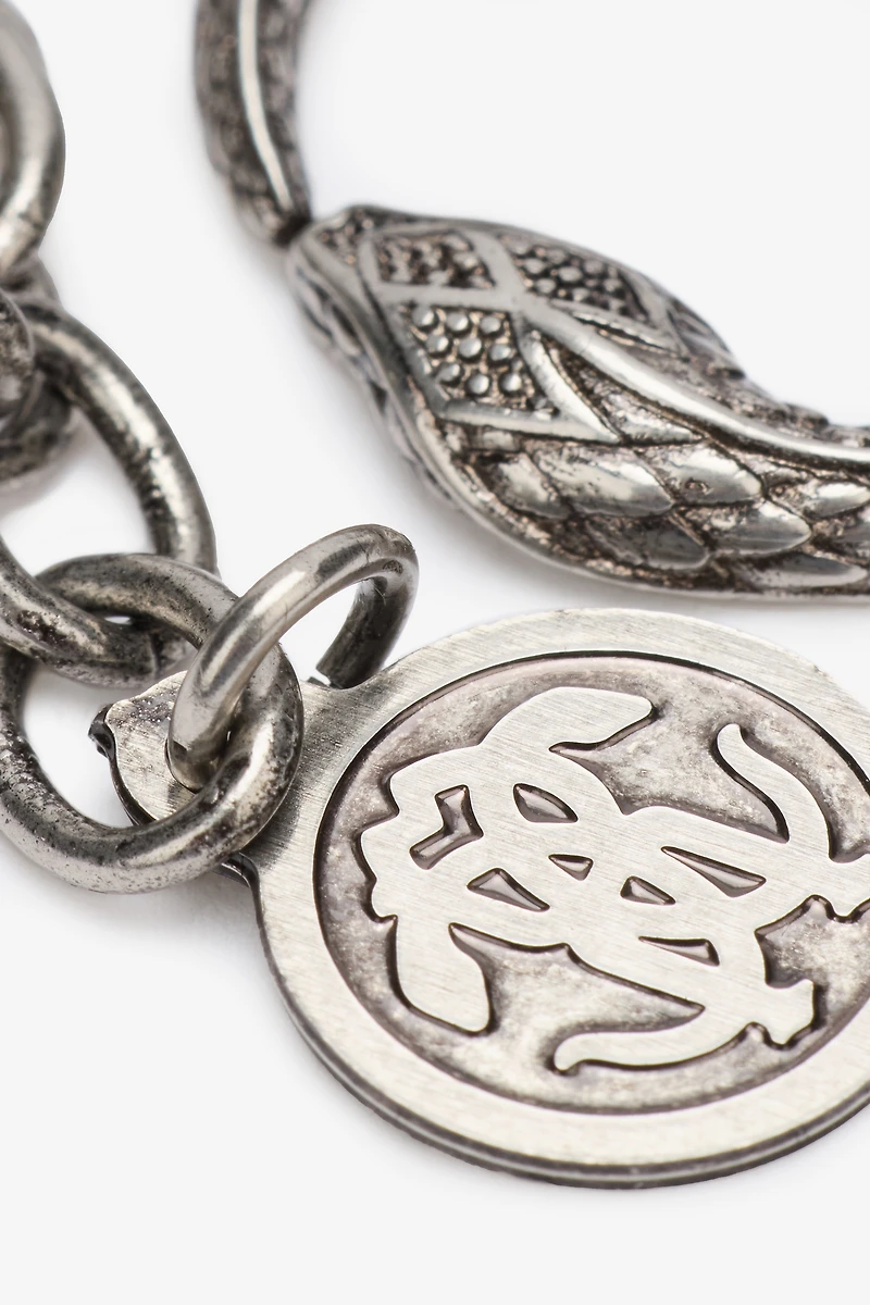 Chain Necklace With Snake