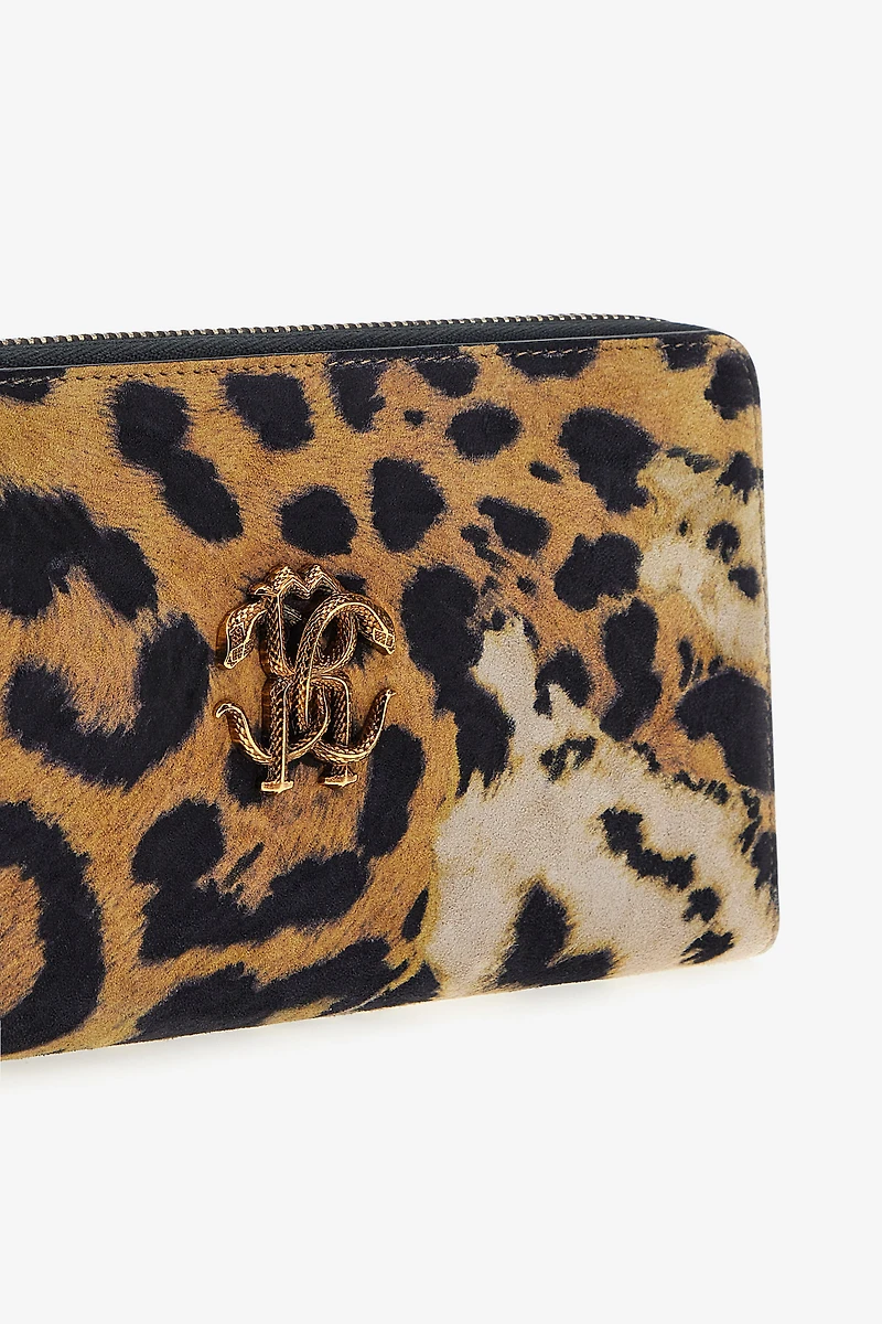Wallet with Monogram RC and zip