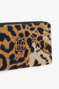 Wallet with Monogram RC and zip