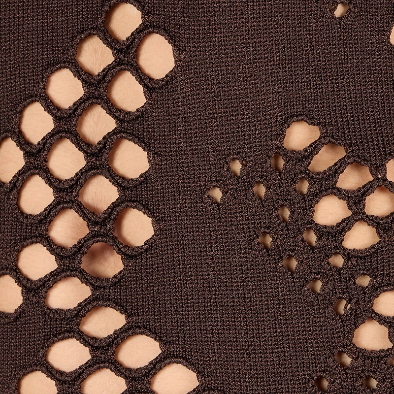 Cut-Out Detail Knitted Dress