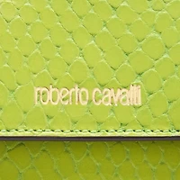 Snake-Effect Card Holder With Logo