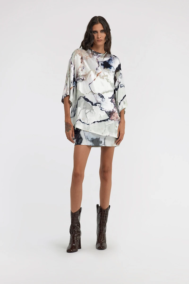 Marble Print T-shirt
