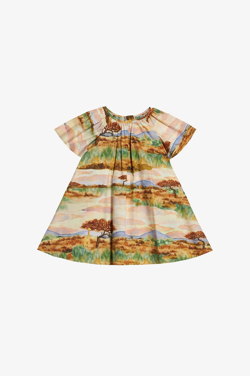 Dress With Safari Print