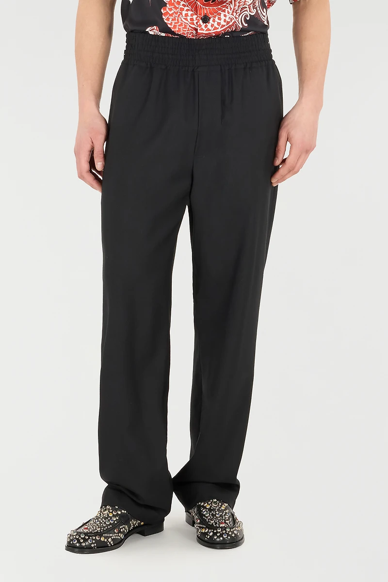 Loose Virgin Wool Pants