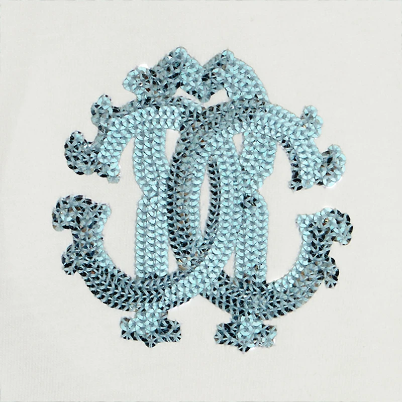 T-Shirt With Sequin RC Monogram