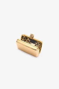 Tiger Leather Clutch