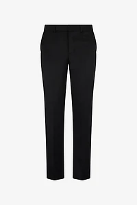 Straight-Leg Wool Trousers