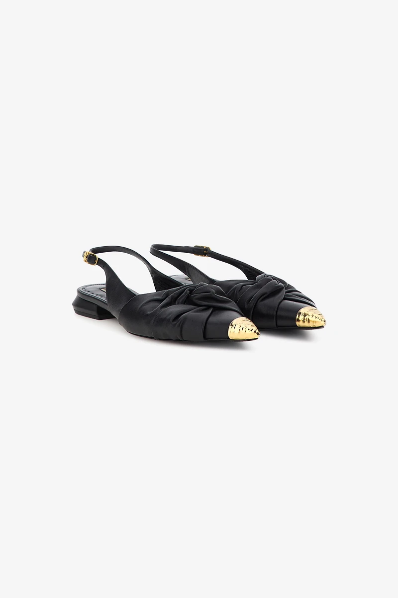 Le Pettegole slingback with decoration
