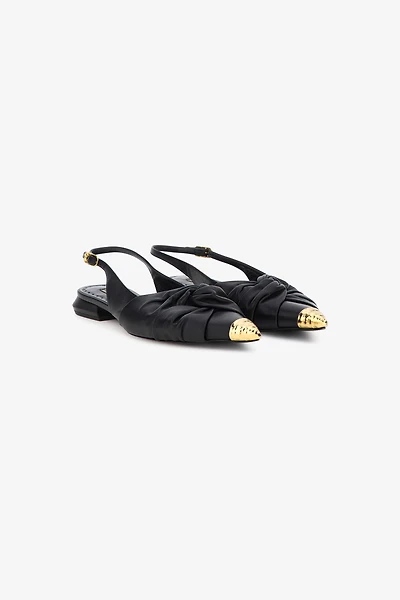 Le Pettegole slingback with decoration