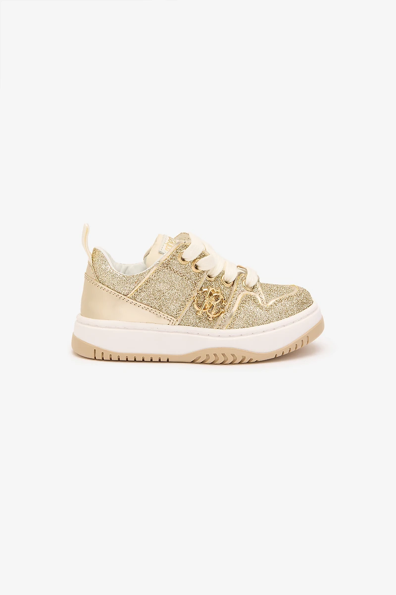 Glittery Sneakers With RC Monogram