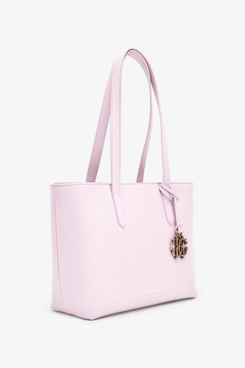 Medium leather shopper with RC charm