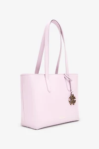 Medium leather shopper with RC charm