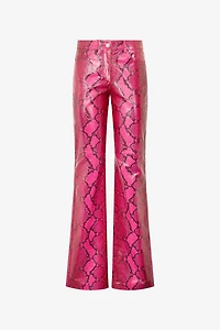 Shiny Python-Print Pants