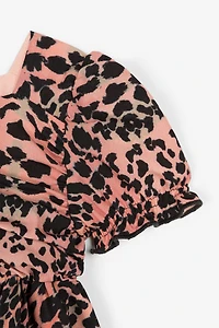 Leopard-Print Dress