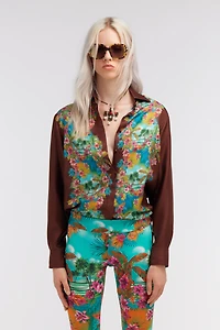 Hawaii print shirt