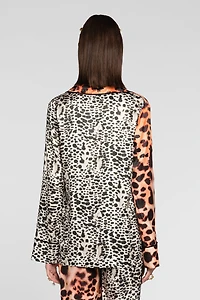 Murena Print Silk Blend Jacket