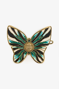 Ray Of Sea Print Butterfly Hair Clip