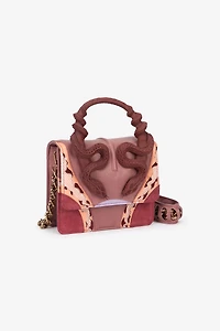 Small Pink Bag With Snakes