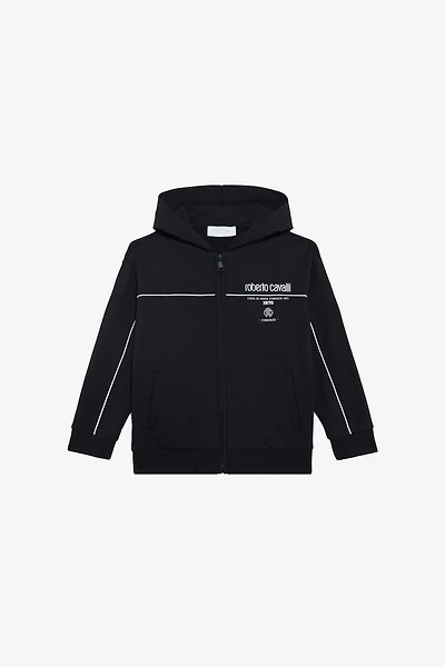 Sweatshirt with Logo Print