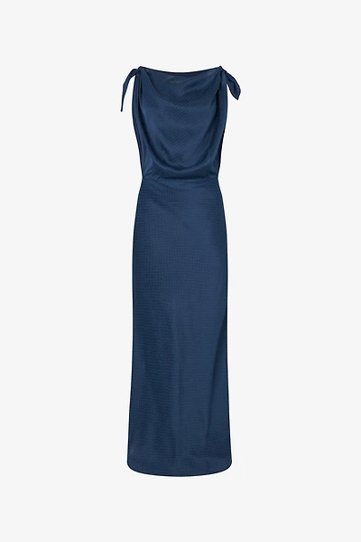 Long Dress With Snake Print