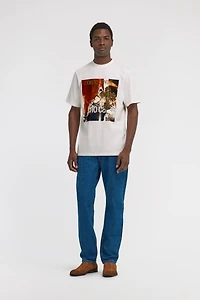 T-shirt with printed logo
