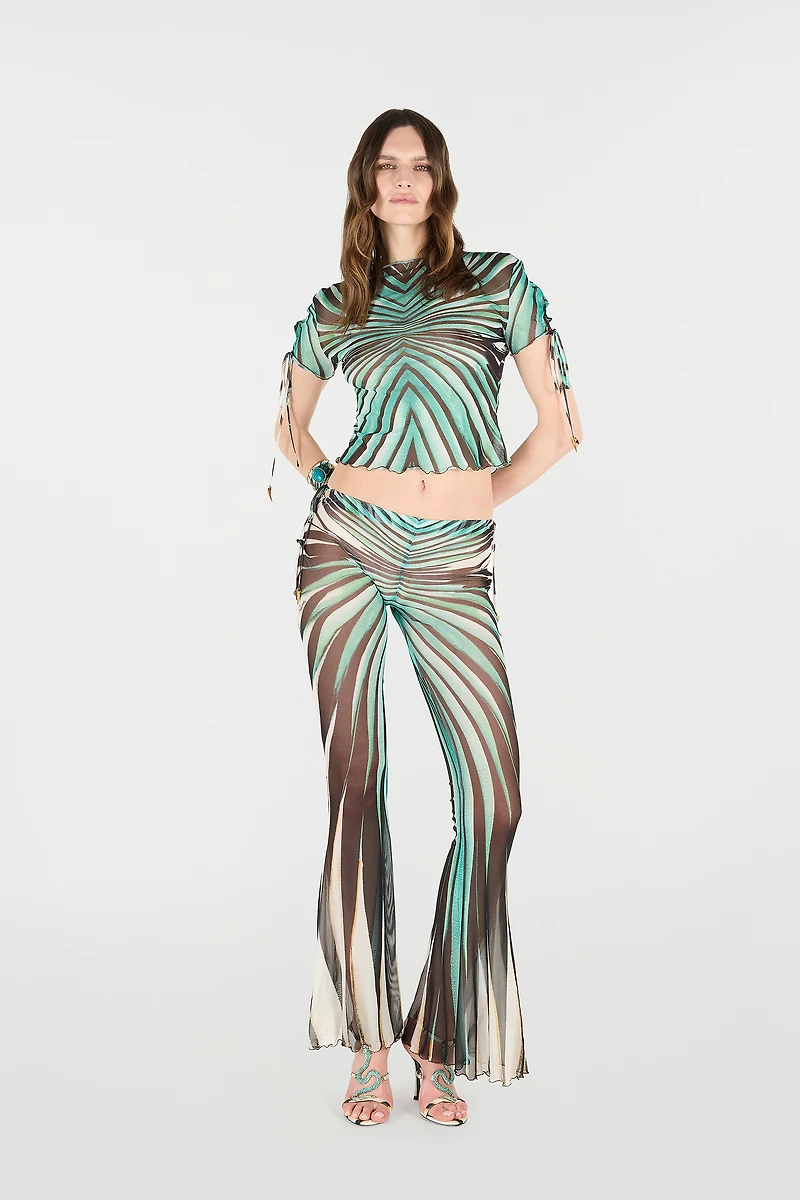 Ray of Sea Print Top