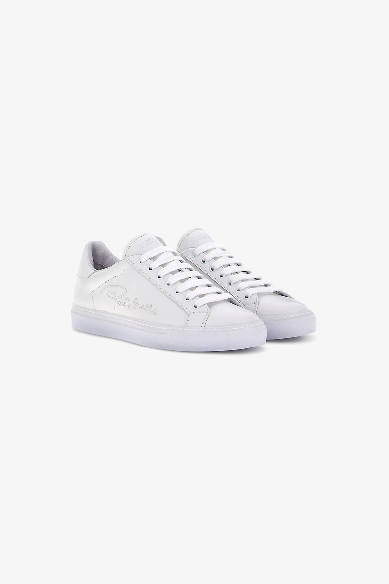 Sneakers with signature