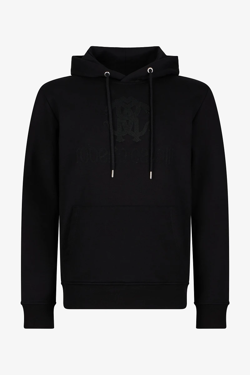 Black Monogram RC Hoodie