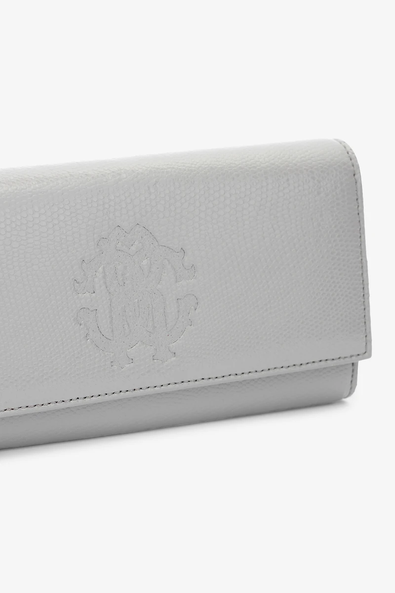 Wallet with flap and Monogram RC