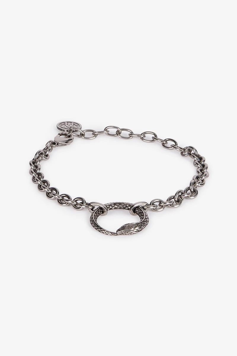 Bracelet With Snake Charm