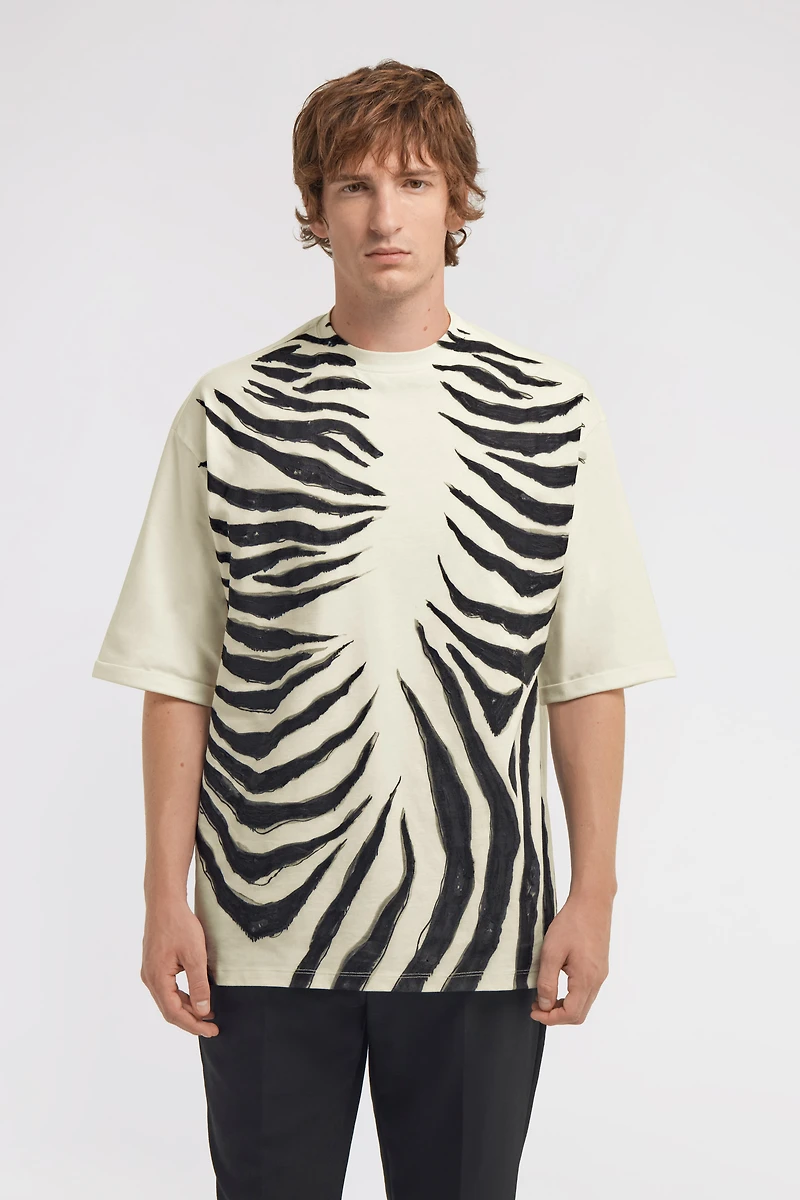 Zebra print T-shirt