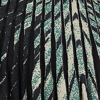 Ray Of Sea Print Skirt Mini
