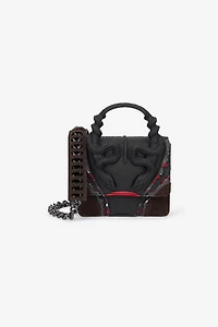 Red And Black Bag With Snakes