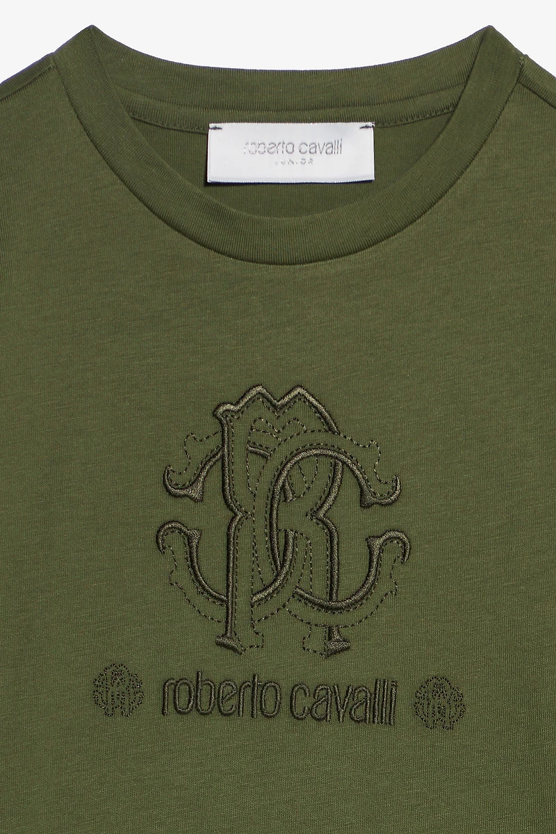 T-Shirt With RC Monogram And Logo