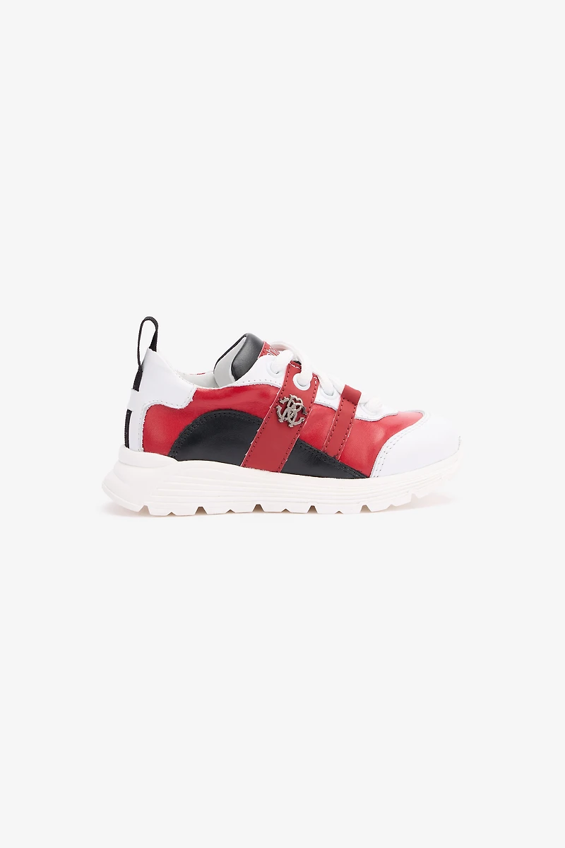 Color-Block Sneakers With RC Monogram