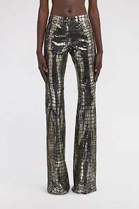 Crocodile Effect Pants