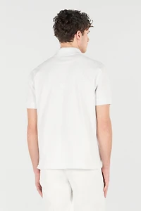 Snake Scale-Print Polo