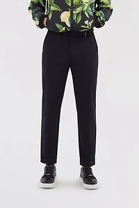 Tailored slim pants with fang