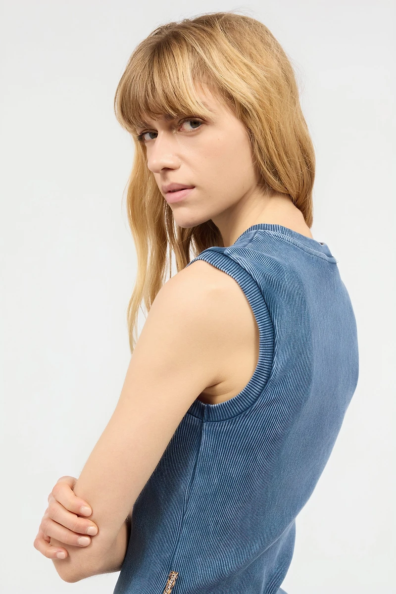 Tank Top With JC Monogram