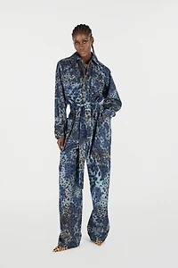 Jumpsuit With Leopard Print