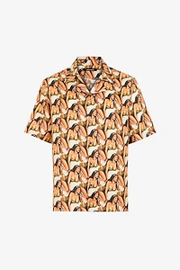 All over graphic-print short-sleeve shirt