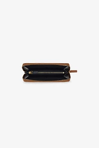 Wallet with Monogram RC and zip