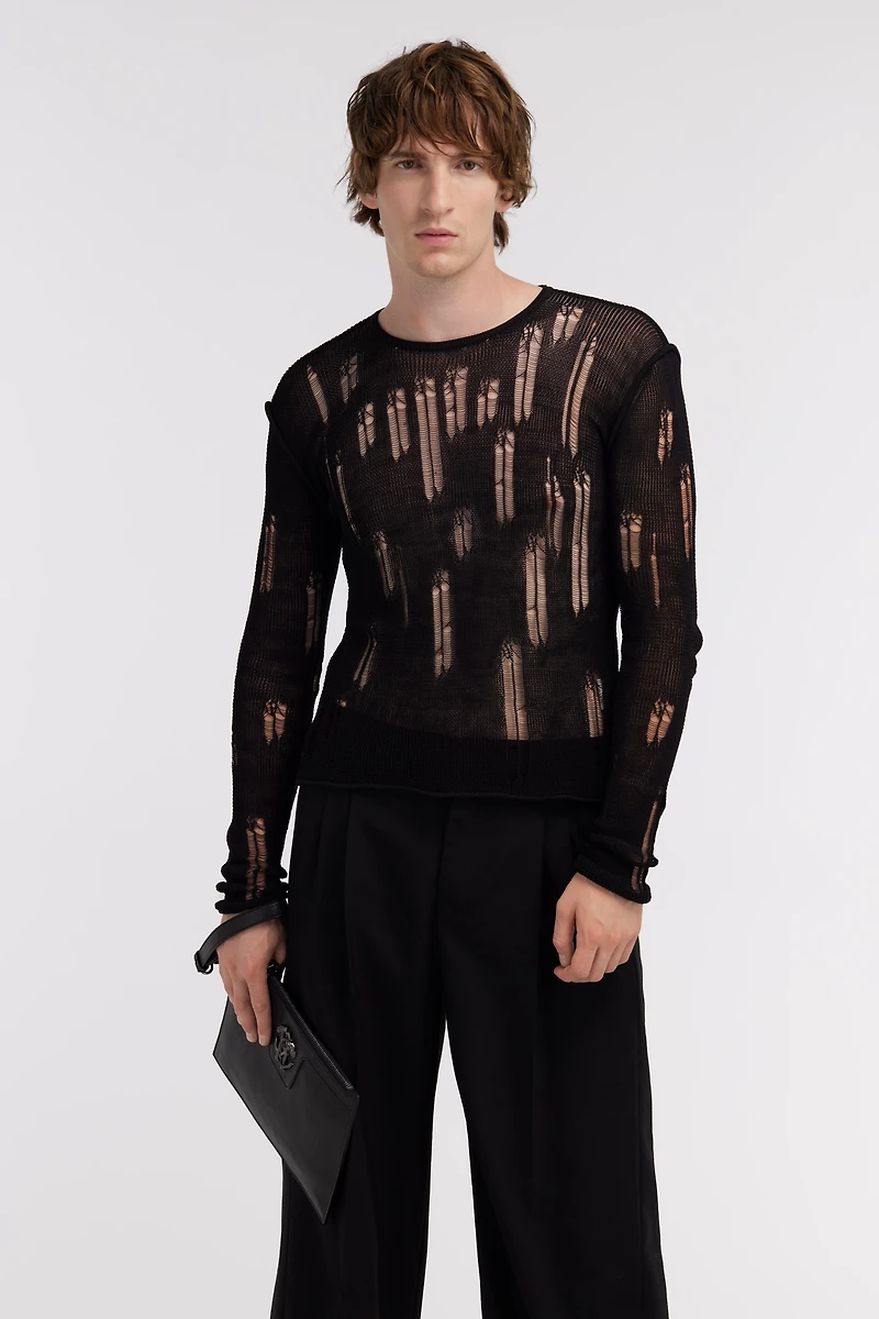 Knitwear with long sleeve