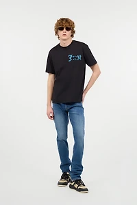 T-Shirt With Two-Tone Logo
