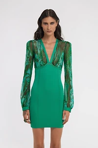 Malachite Print Dress