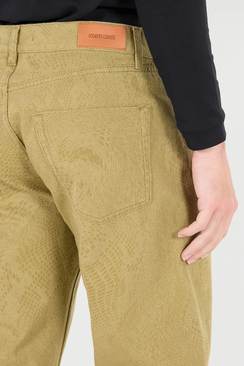Python-Print Five-Pocket Pants
