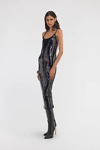 Sequin Midi Dress