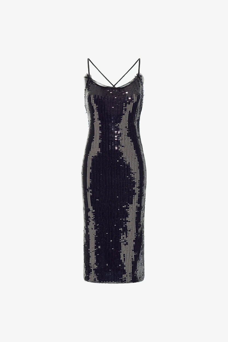Sequin Midi Dress