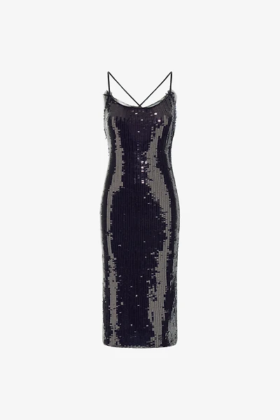 Sequin Midi Dress